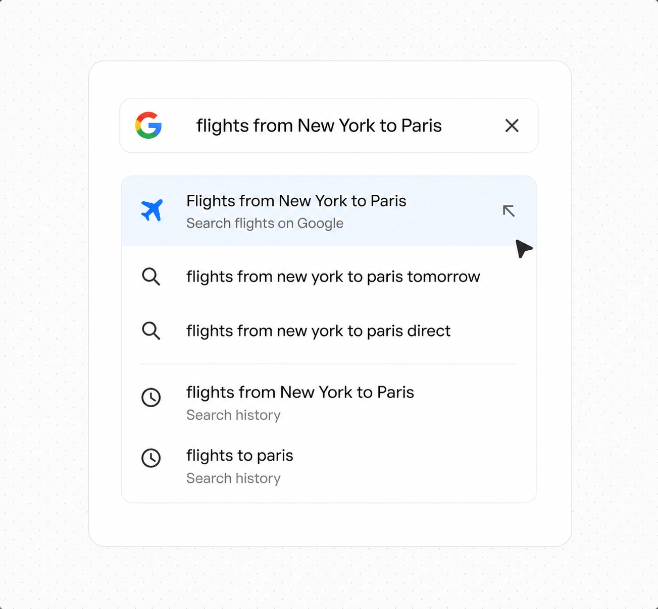 Search on Google Flights
