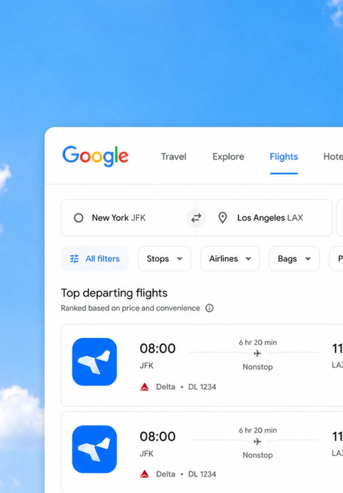 Search award flights worldwide