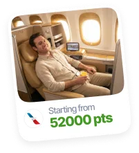 Business class points card